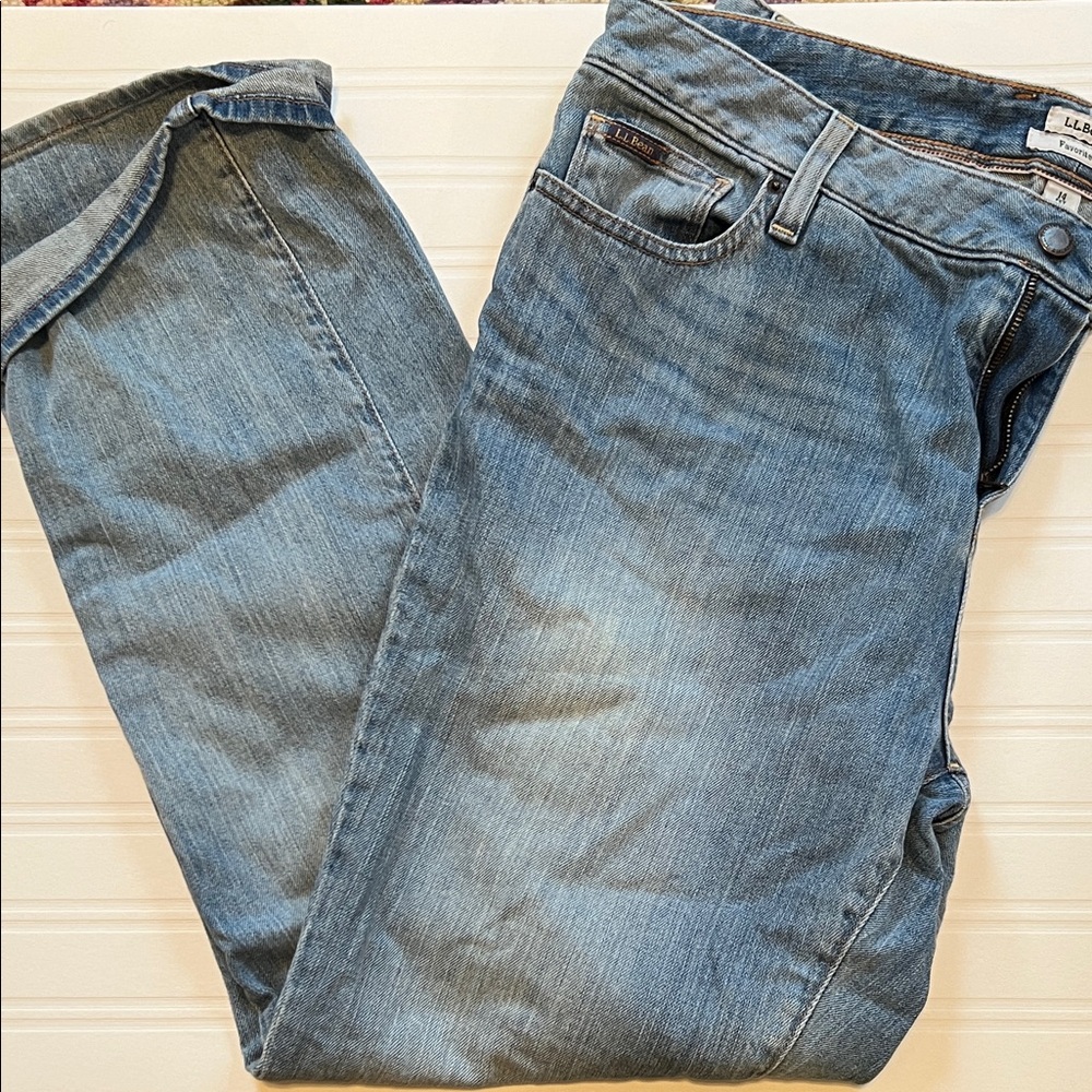 L.L. Bean Women's Light Blue Straight Leg Jeans